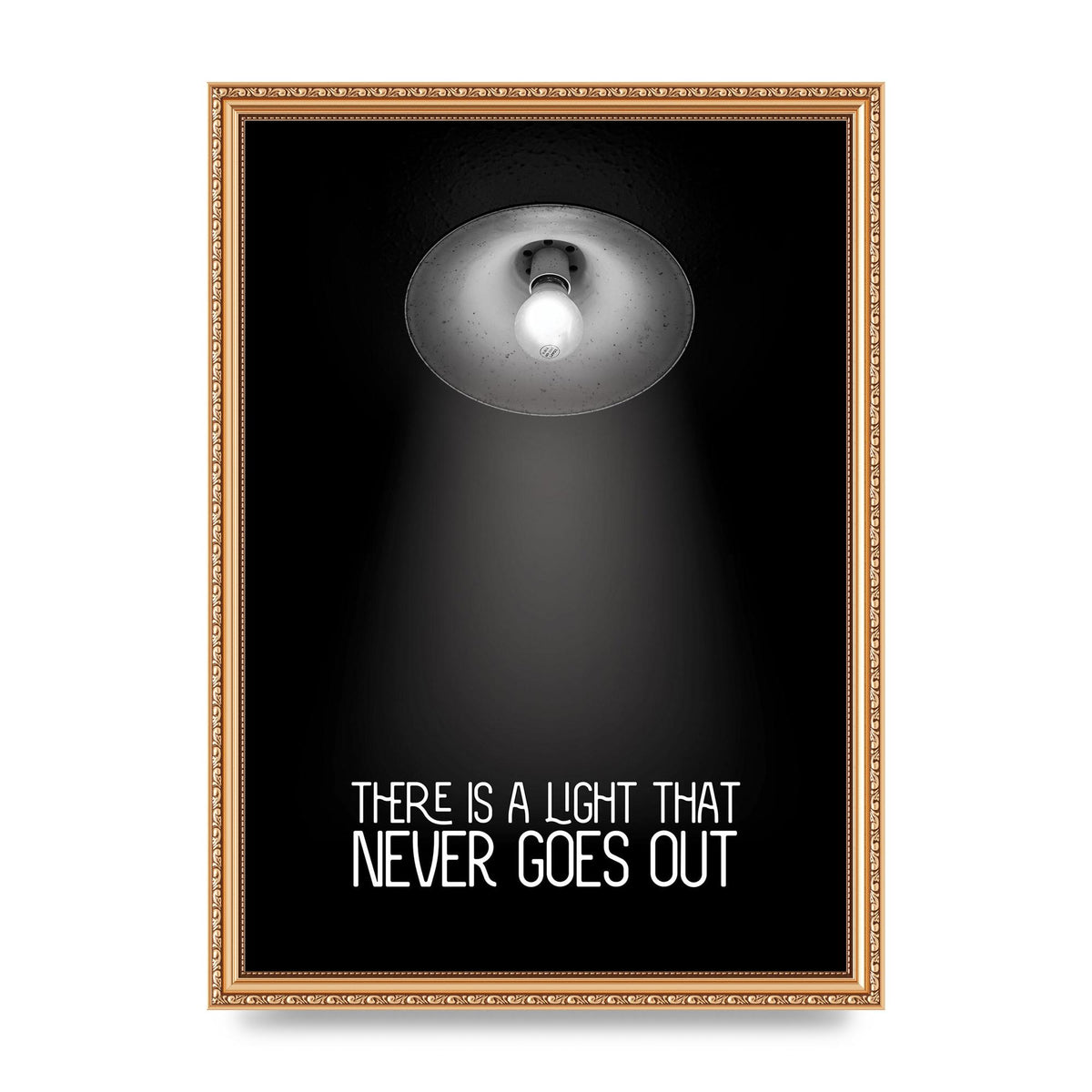 There Is A Light That Never Goes Out Wall Art - A3 framed