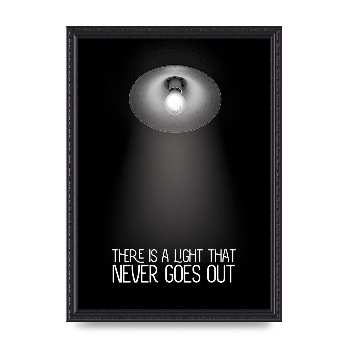 There Is A Light That Never Goes Out Wall Art - A3 framed