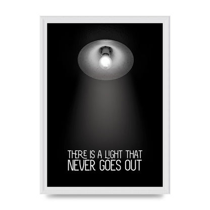 There Is A Light That Never Goes Out Wall Art - A3 framed