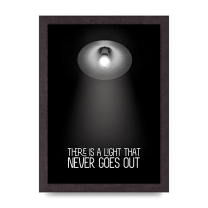 There Is A Light That Never Goes Out Wall Art - A4 framed