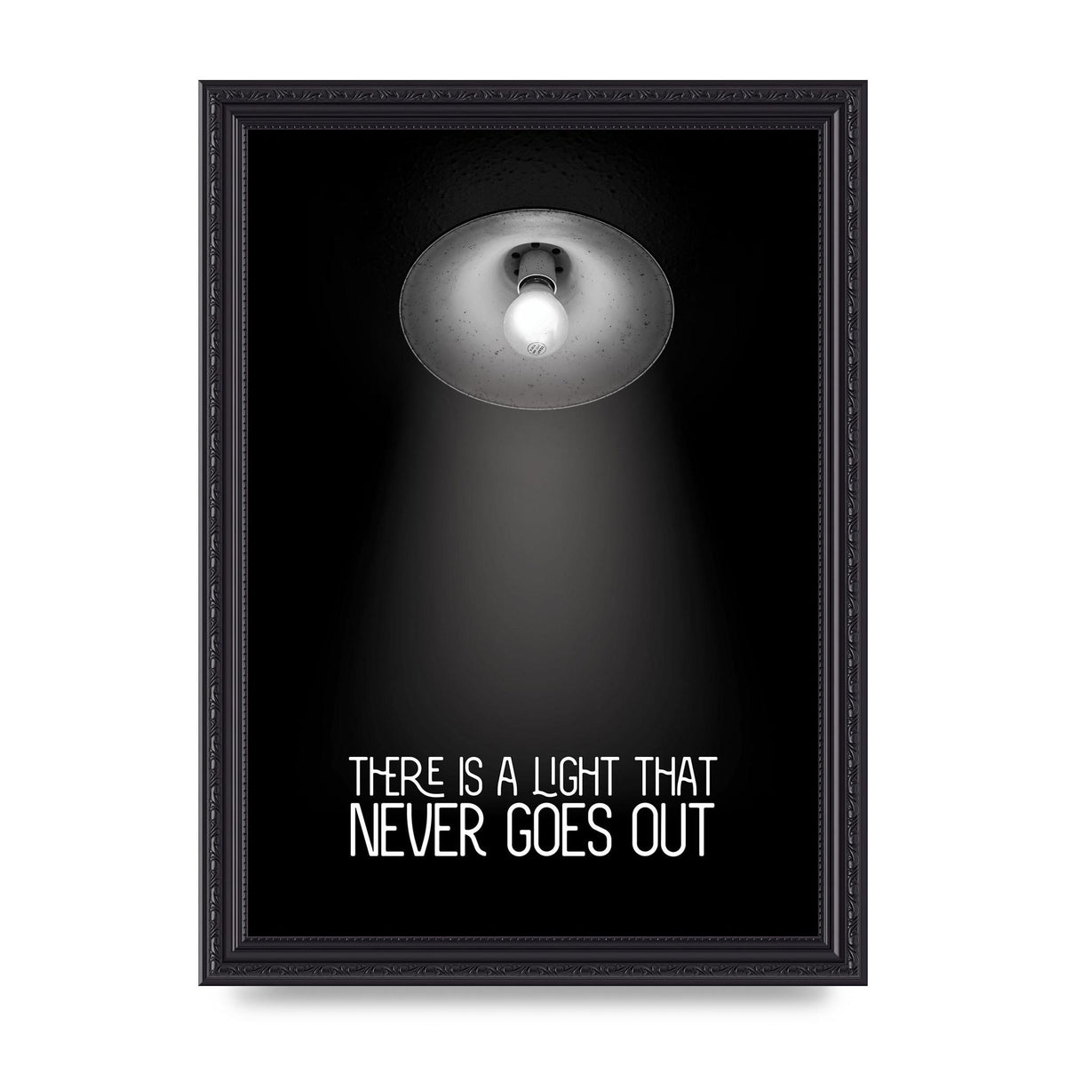 There Is A Light That Never Goes Out Wall Art - A4 framed