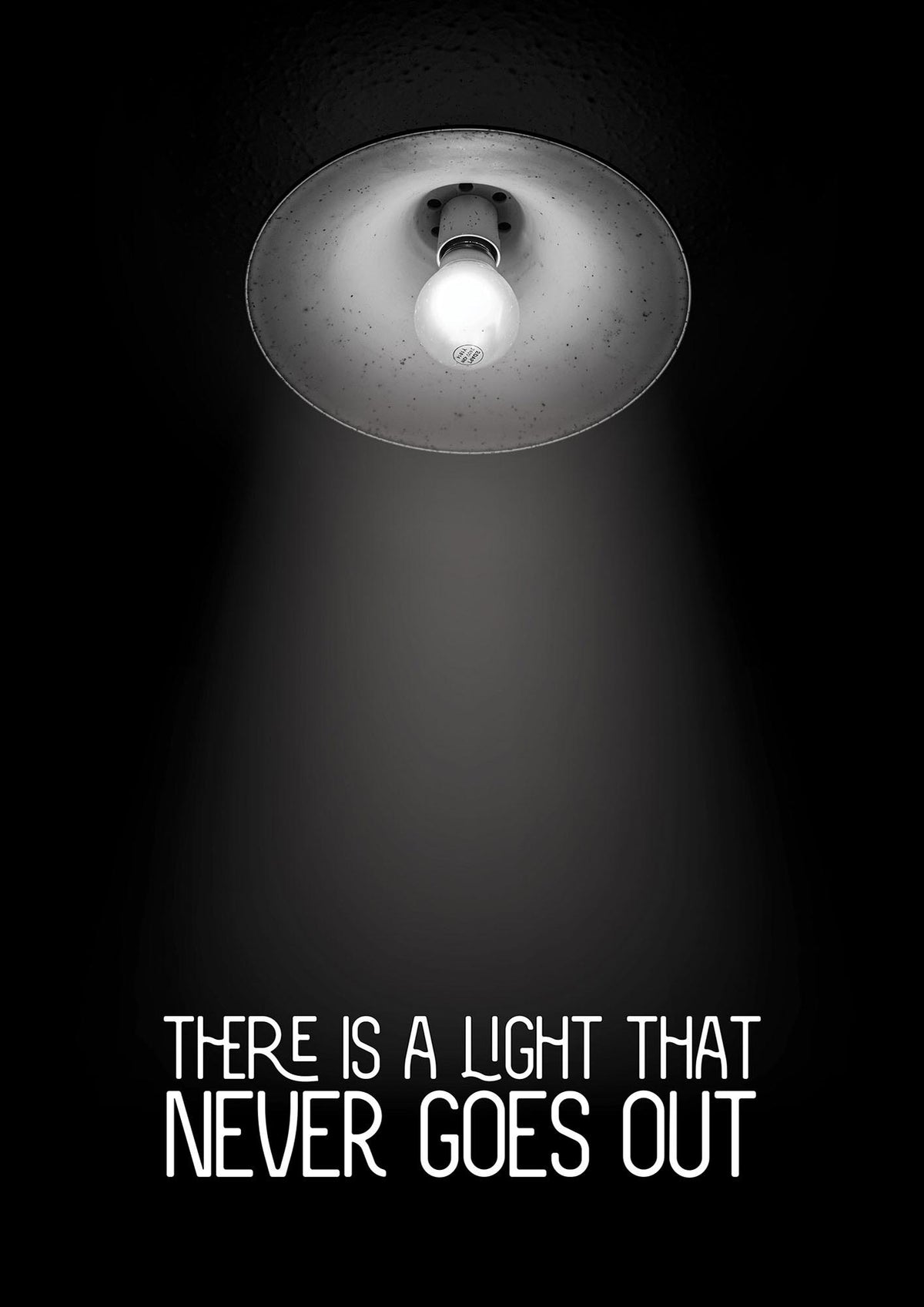 There Is A Light That Never Goes Out Wall Art - detail
