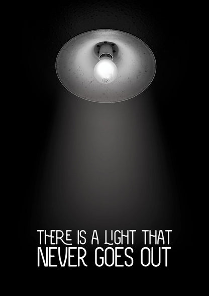 There Is A Light That Never Goes Out Wall Art - detail