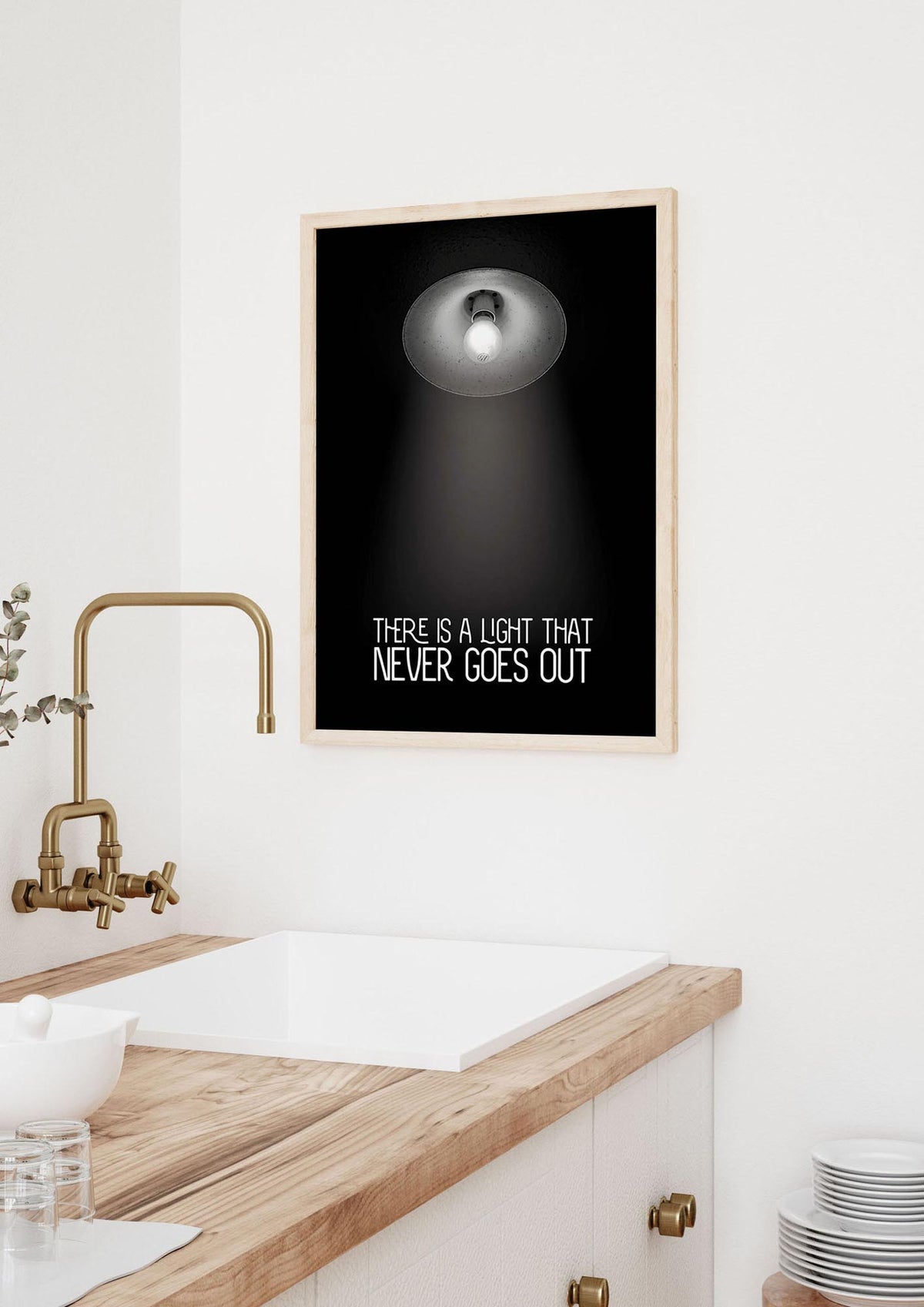 There Is A Light That Never Goes Out Wall Art - kitchen 3