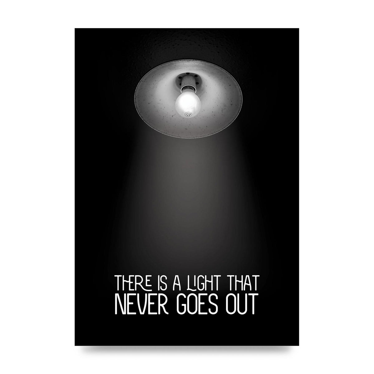 There Is A Light That Never Goes Out Wall Art - unframed print