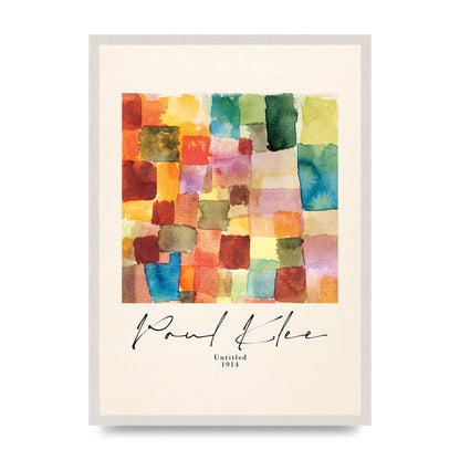 Paul Klee Untitled 1914 Wall Art - A2 framed