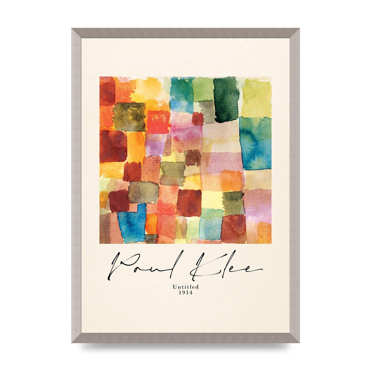Paul Klee Untitled 1914 Wall Art - A2 framed