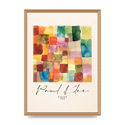 Paul Klee Untitled 1914 Wall Art - A2 framed