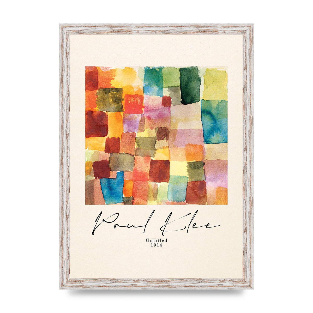 Paul Klee Untitled 1914 Wall Art - A3 framed