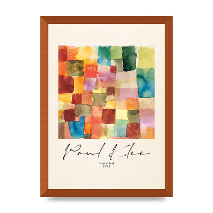 Paul Klee Untitled 1914 Wall Art - A3 framed