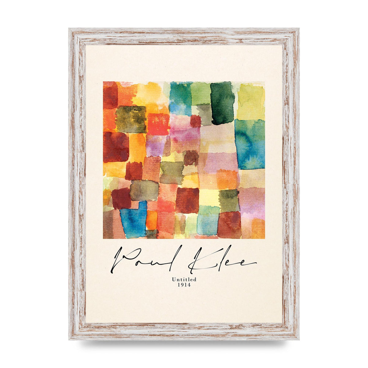 Paul Klee Untitled 1914 Wall Art - A4 framed