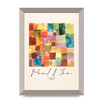 Paul Klee Untitled 1914 Wall Art - A4 framed