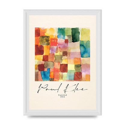 Paul Klee Untitled 1914 Wall Art - A4 framed