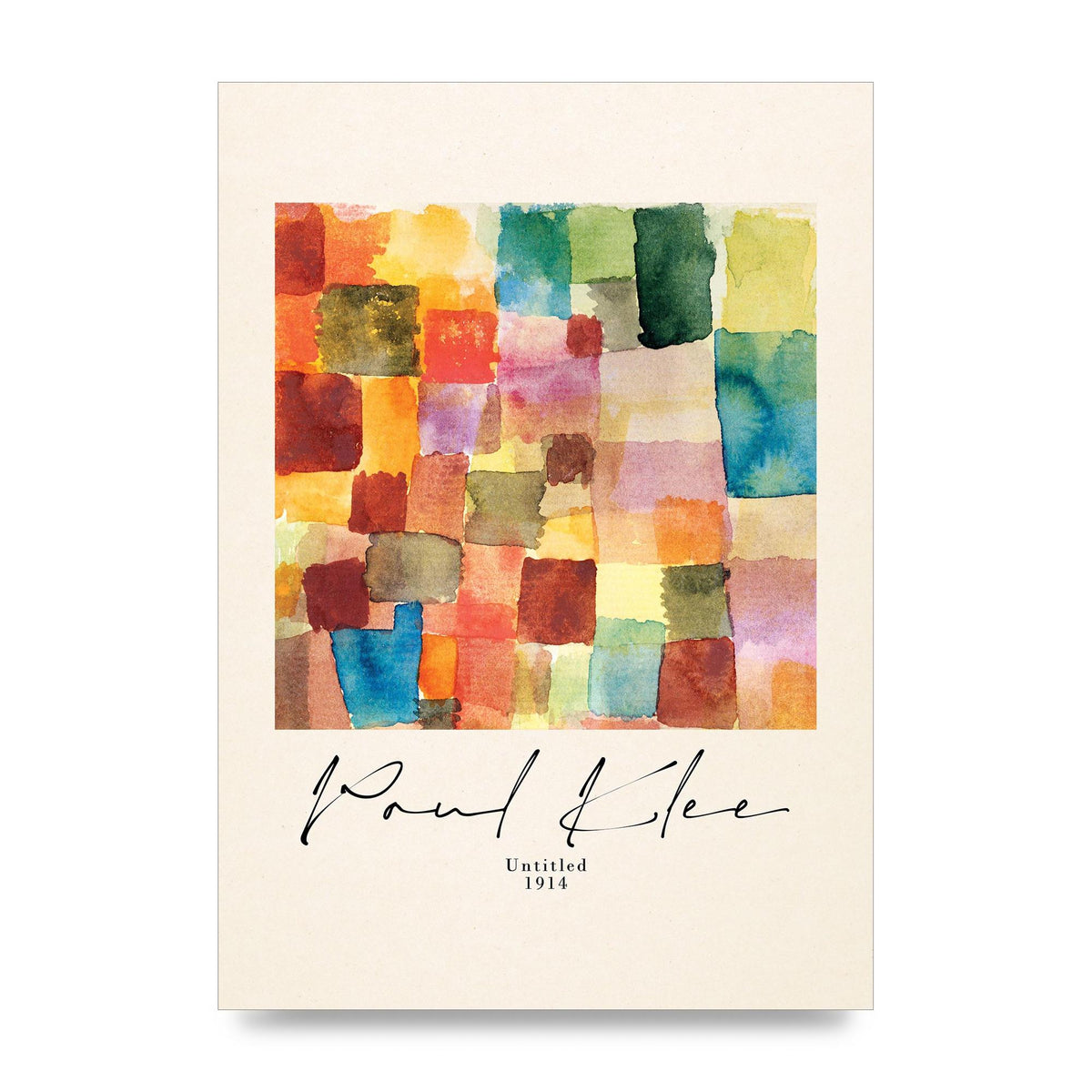Paul Klee Untitled 1914 Wall Art - unframed print