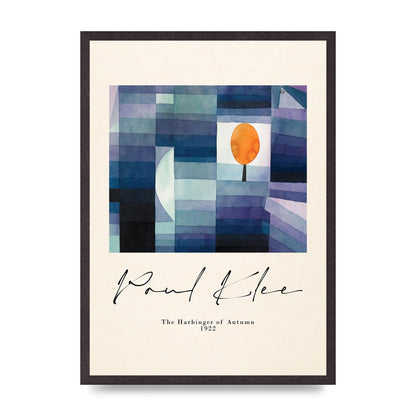Paul Klee The Harbinger Of Autumn 1922 Art For The Home - A2 framed