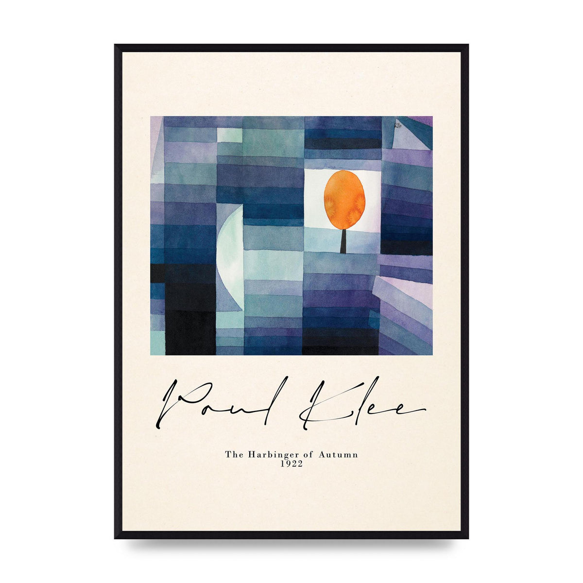 Paul Klee The Harbinger Of Autumn 1922 Art For The Home - A2 framed