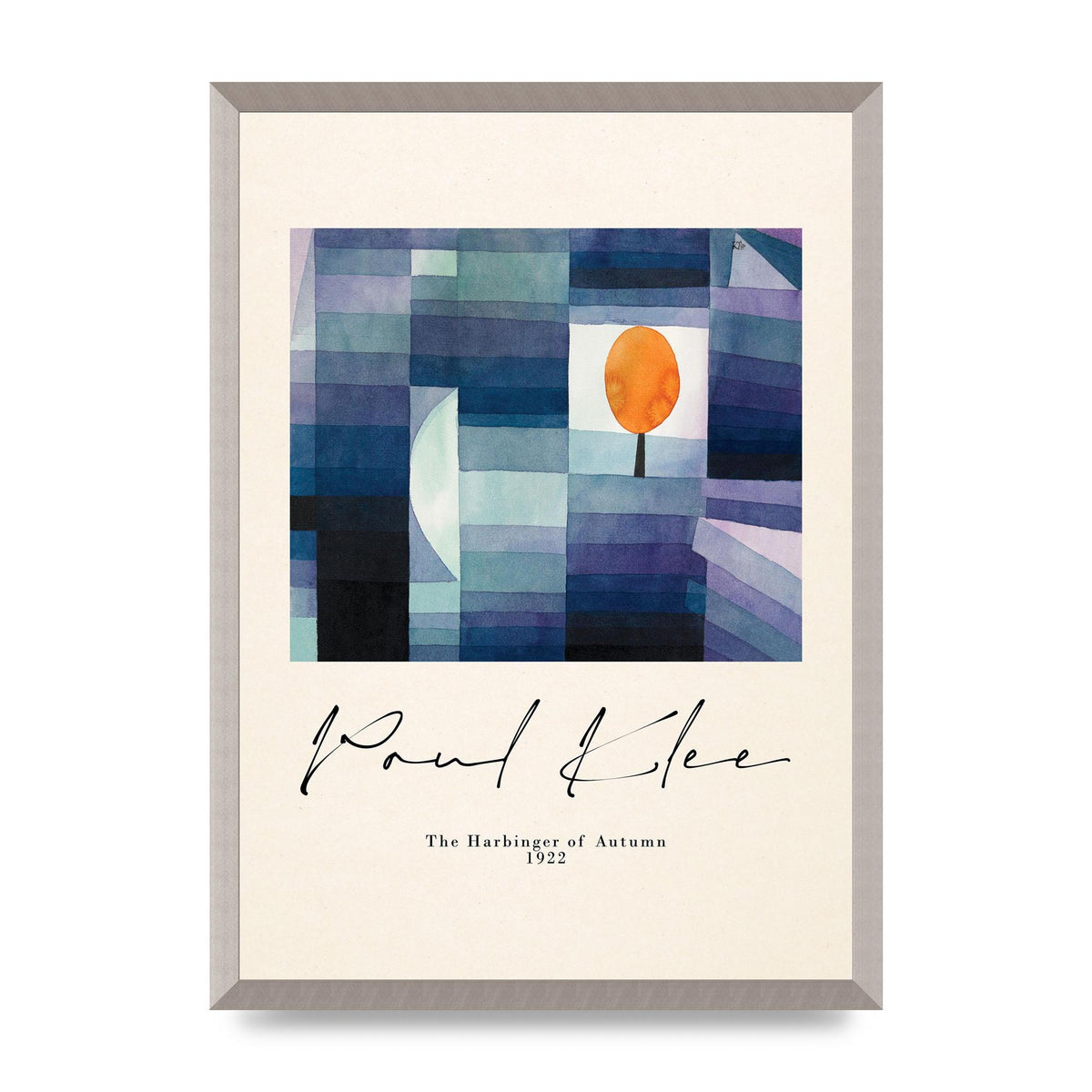 Paul Klee The Harbinger Of Autumn 1922 Art For The Home - A2 framed