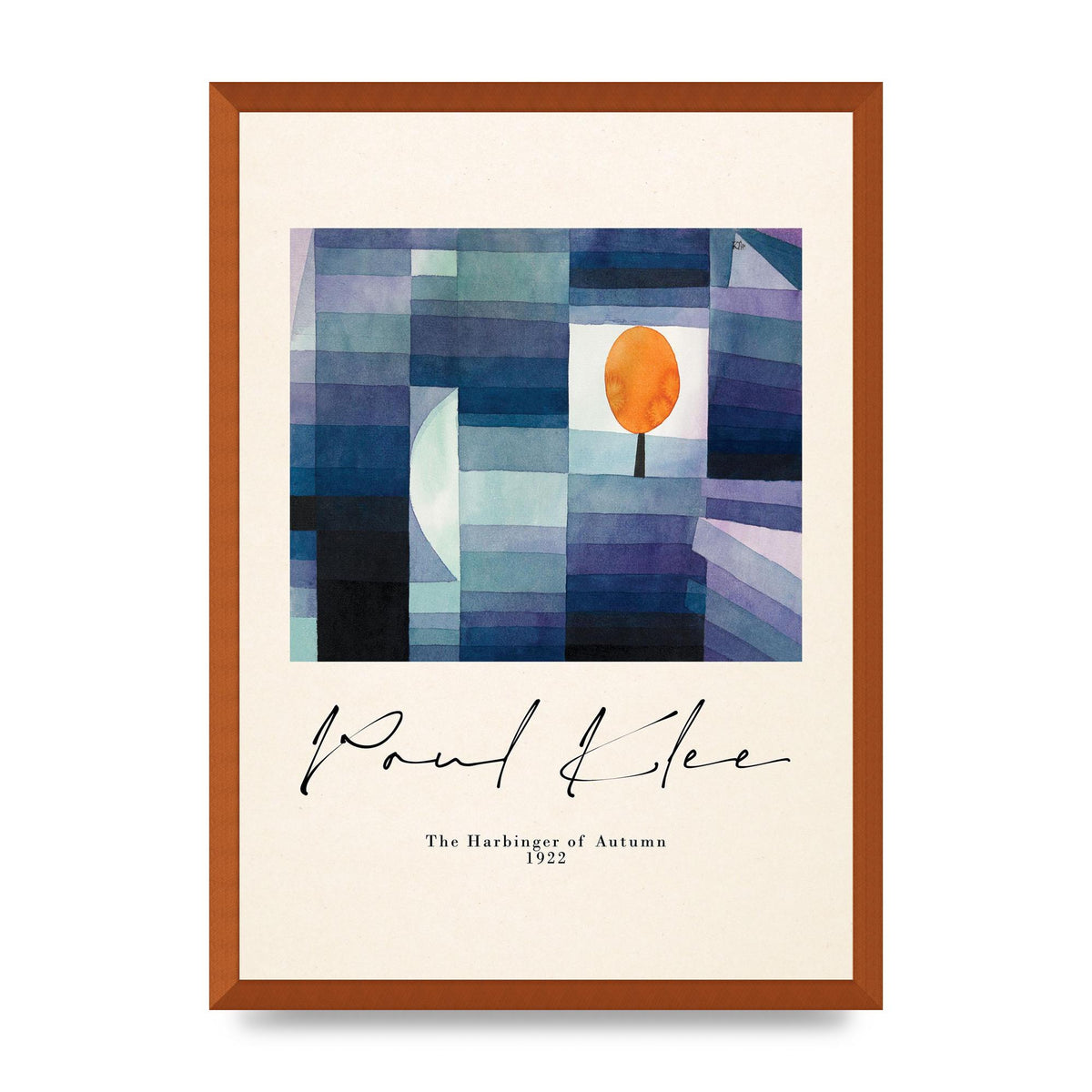 Paul Klee The Harbinger Of Autumn 1922 Art For The Home - A2 framed