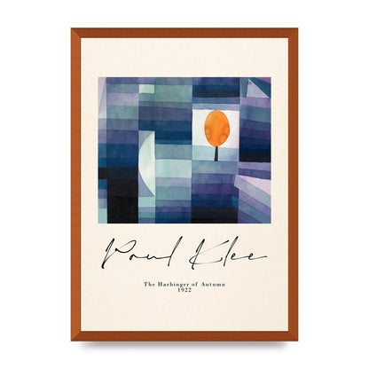 Paul Klee The Harbinger Of Autumn 1922 Art For The Home - A2 framed