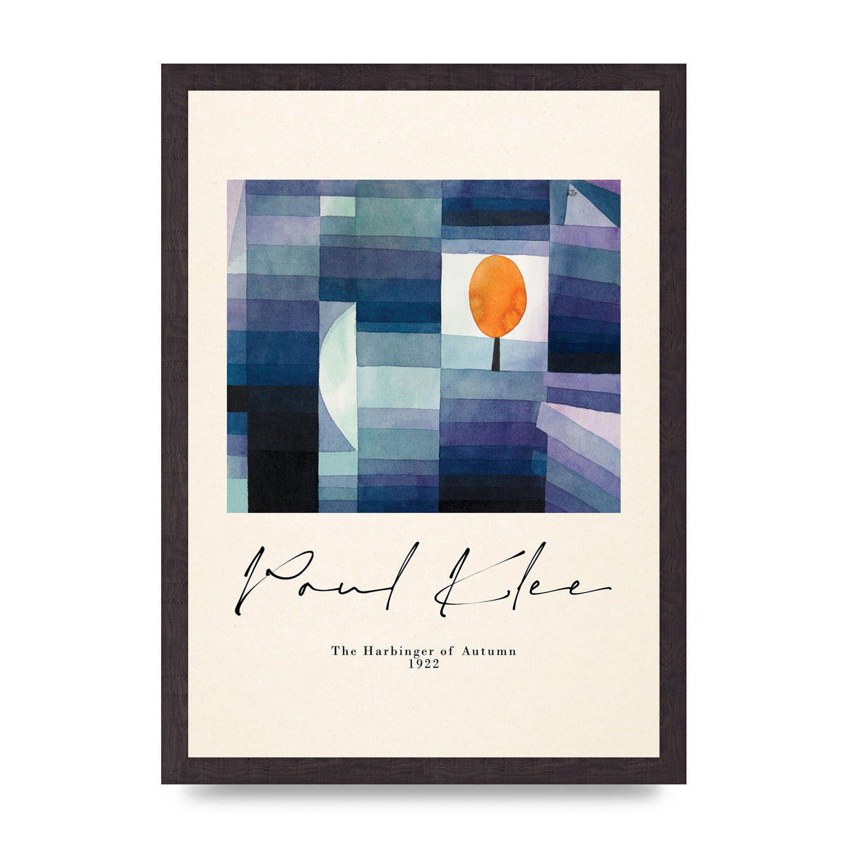 Paul Klee The Harbinger Of Autumn 1922 Art For The Home - A3 framed