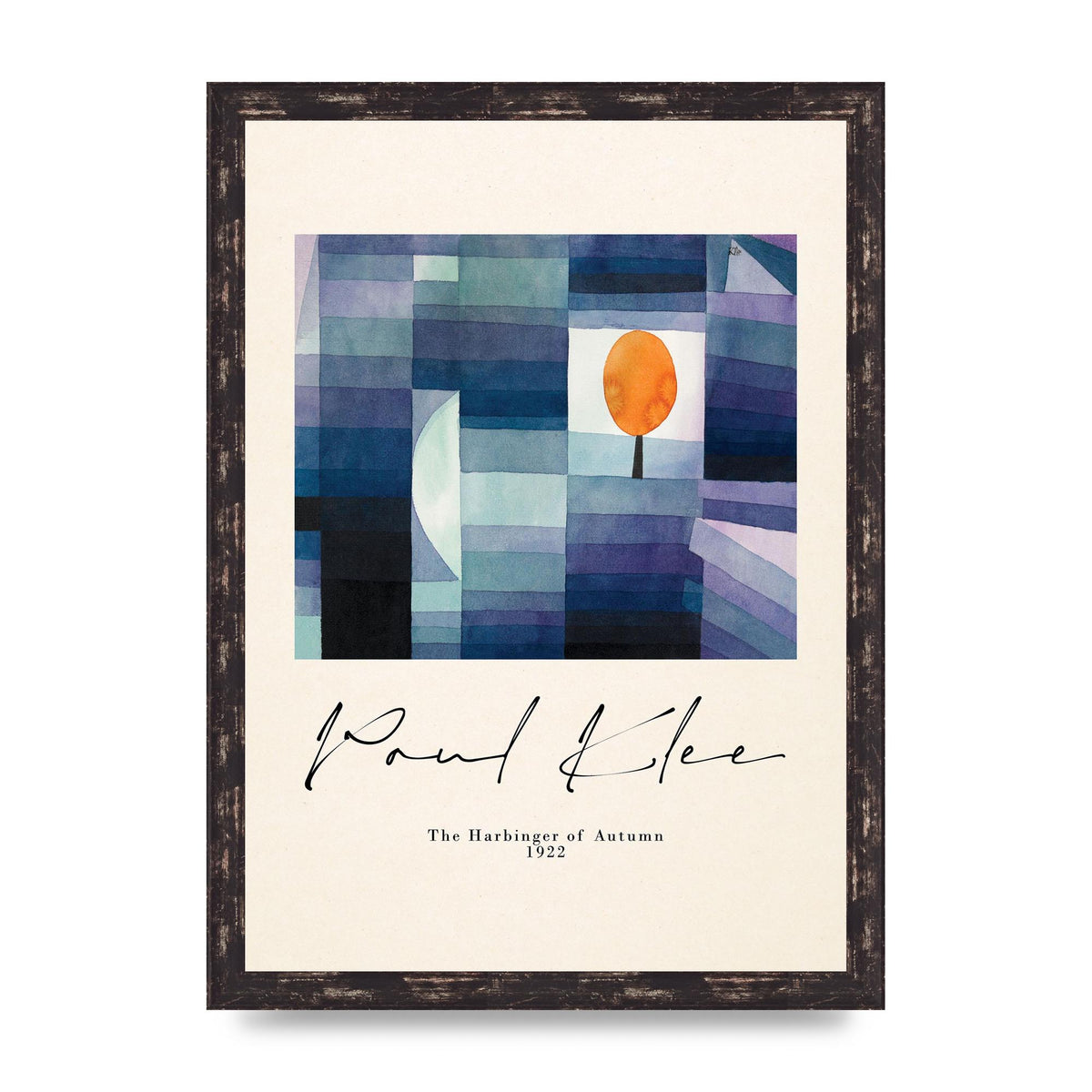 Paul Klee The Harbinger Of Autumn 1922 Art For The Home - A3 framed