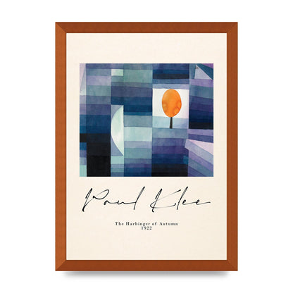 Paul Klee The Harbinger Of Autumn 1922 Art For The Home - A3 framed