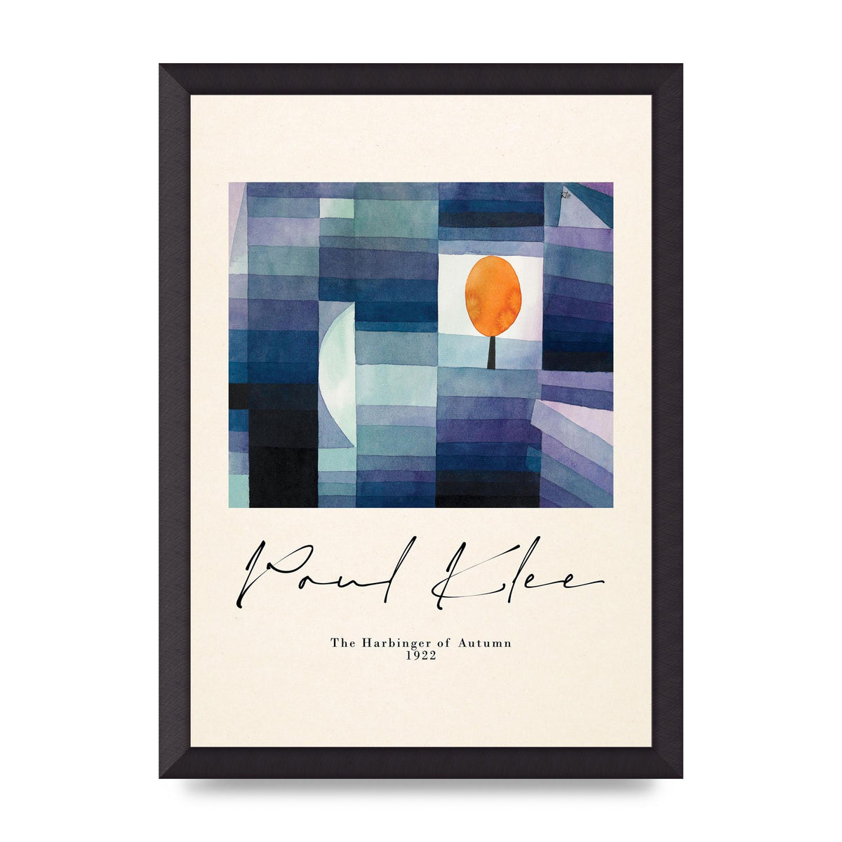Paul Klee The Harbinger Of Autumn 1922 Art For The Home - A3 framed