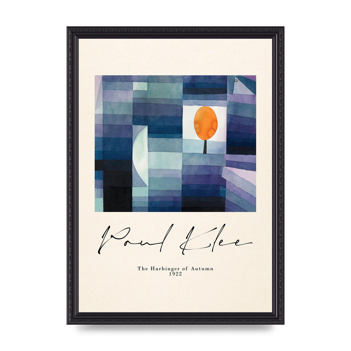 Paul Klee The Harbinger Of Autumn 1922 Art For The Home - A3 framed
