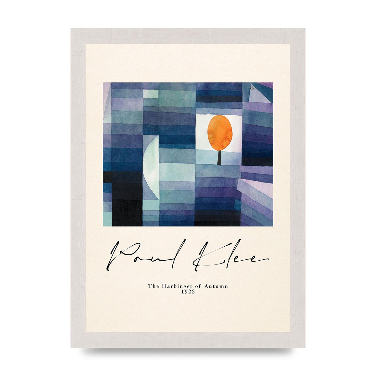 Paul Klee The Harbinger Of Autumn 1922 Art For The Home - A4 framed