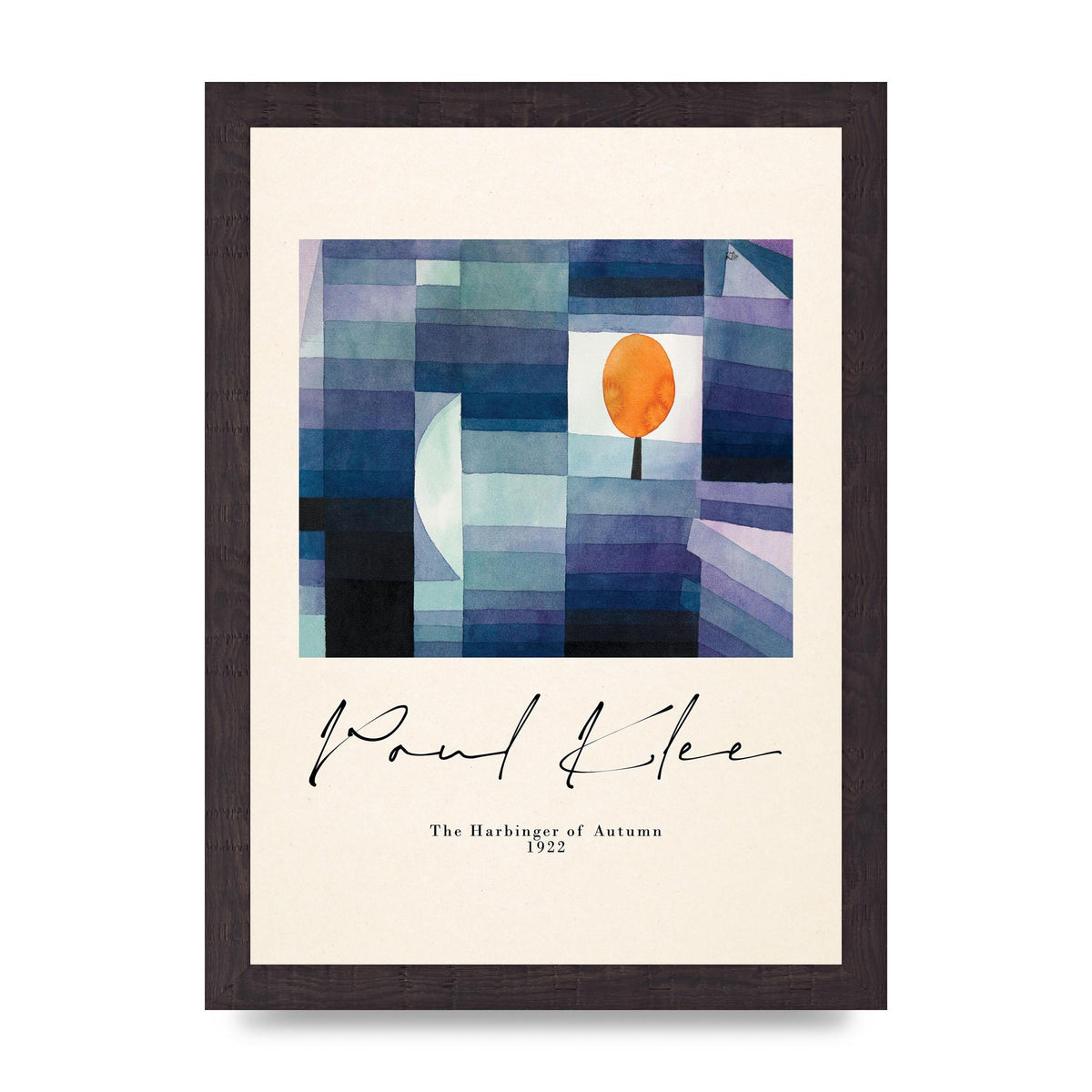 Paul Klee The Harbinger Of Autumn 1922 Art For The Home - A4 framed