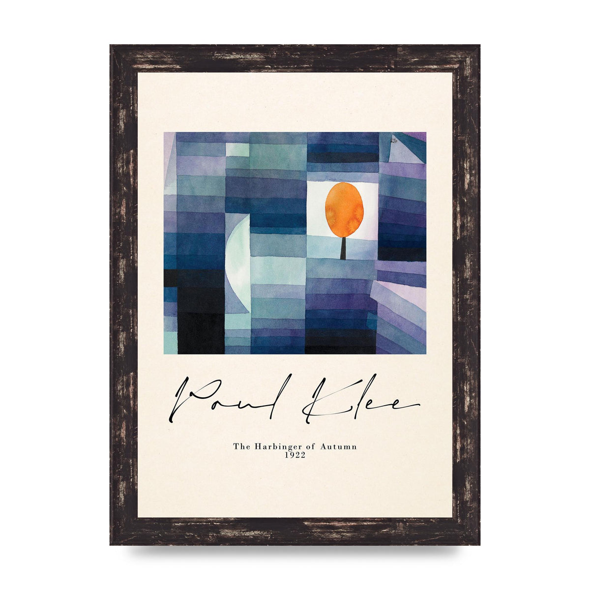Paul Klee The Harbinger Of Autumn 1922 Art For The Home - A4 framed