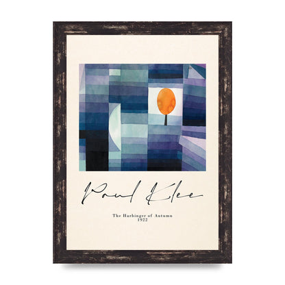Paul Klee The Harbinger Of Autumn 1922 Art For The Home - A4 framed