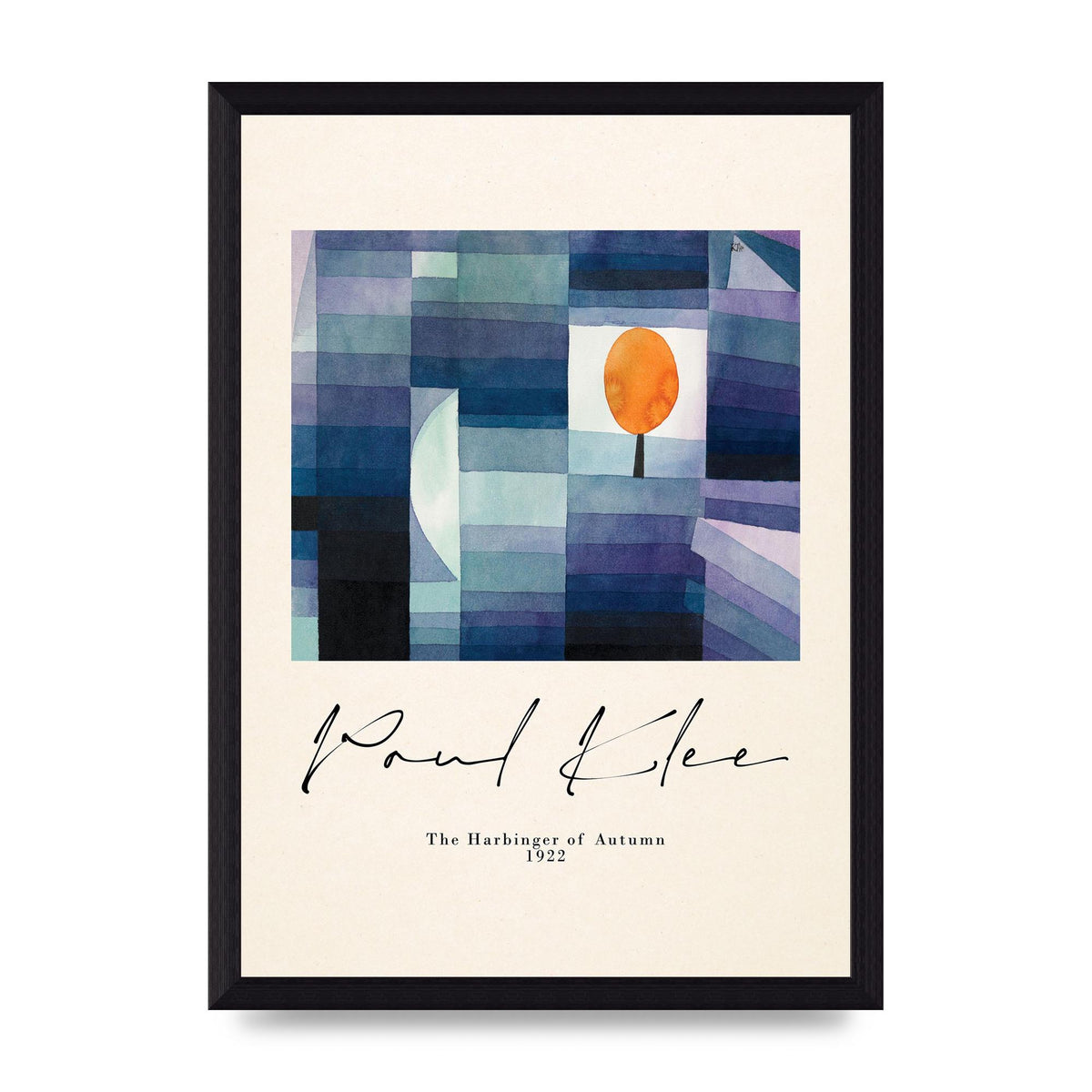 Paul Klee The Harbinger Of Autumn 1922 Art For The Home - A4 framed