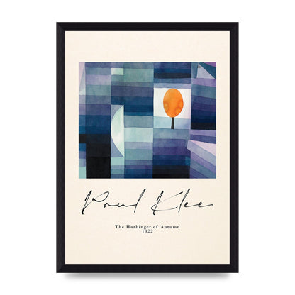 Paul Klee The Harbinger Of Autumn 1922 Art For The Home - A4 framed