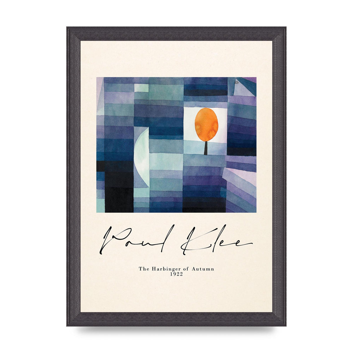 Paul Klee The Harbinger Of Autumn 1922 Art For The Home - A4 framed