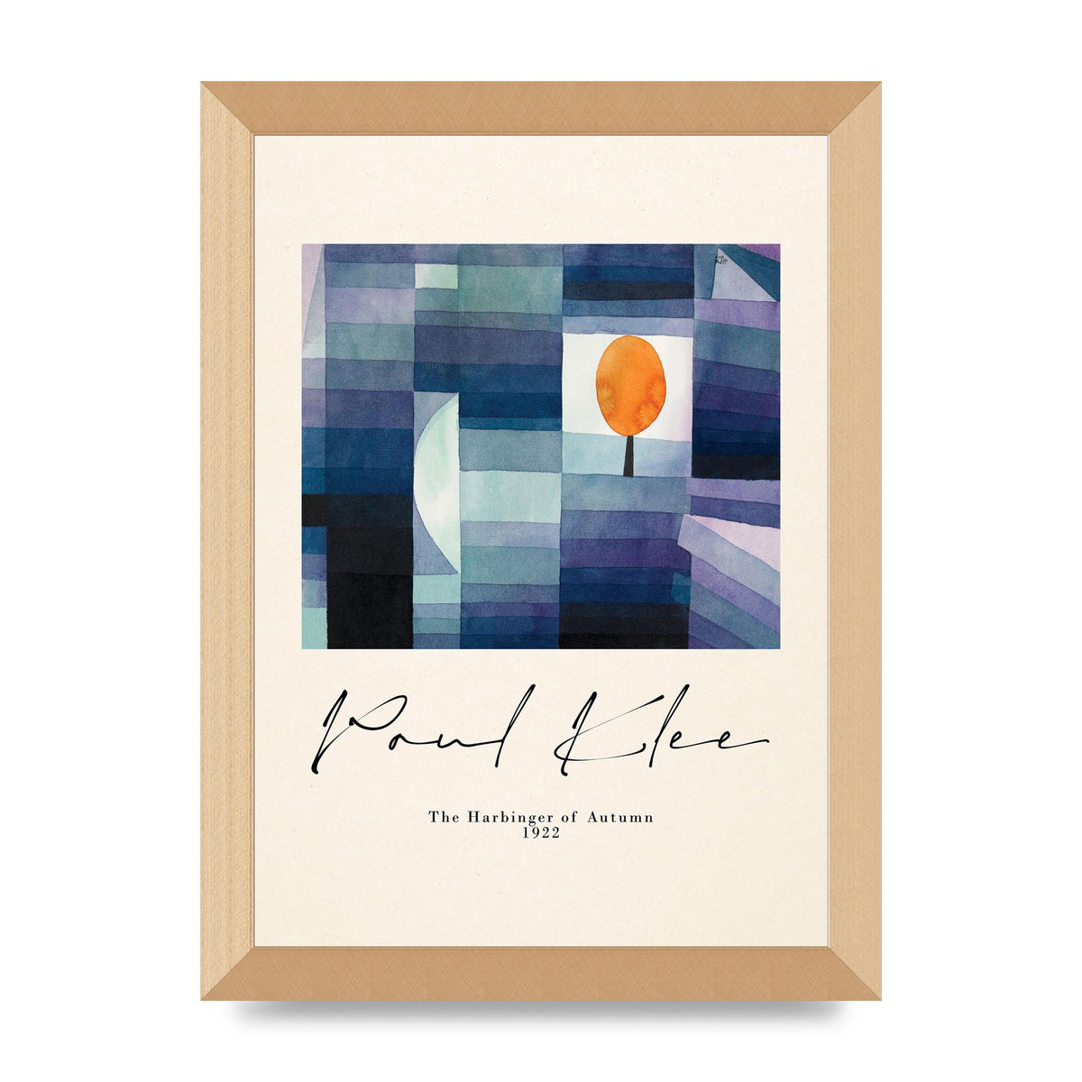 Paul Klee The Harbinger Of Autumn 1922 Art For The Home - A4 framed