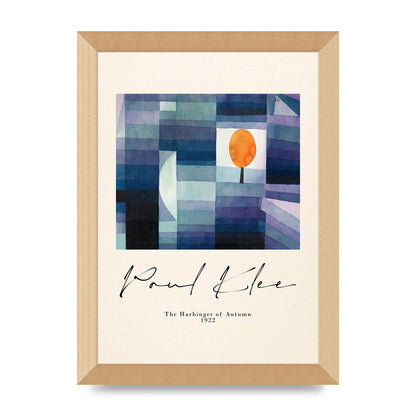 Paul Klee The Harbinger Of Autumn 1922 Art For The Home - A4 framed