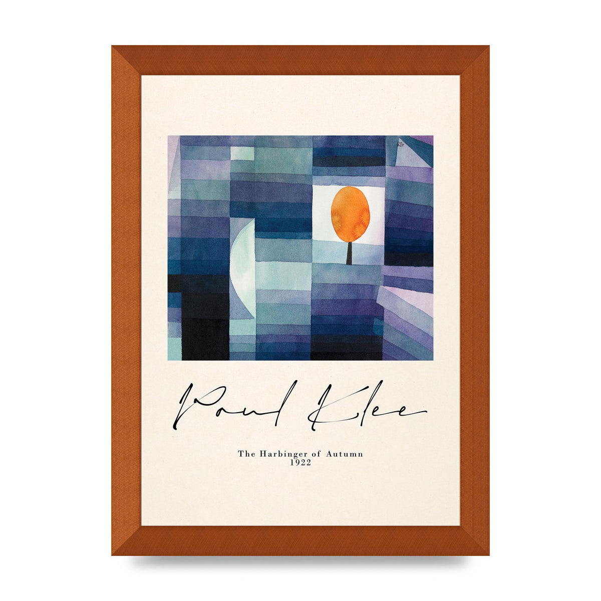 Paul Klee The Harbinger Of Autumn 1922 Art For The Home - A4 framed