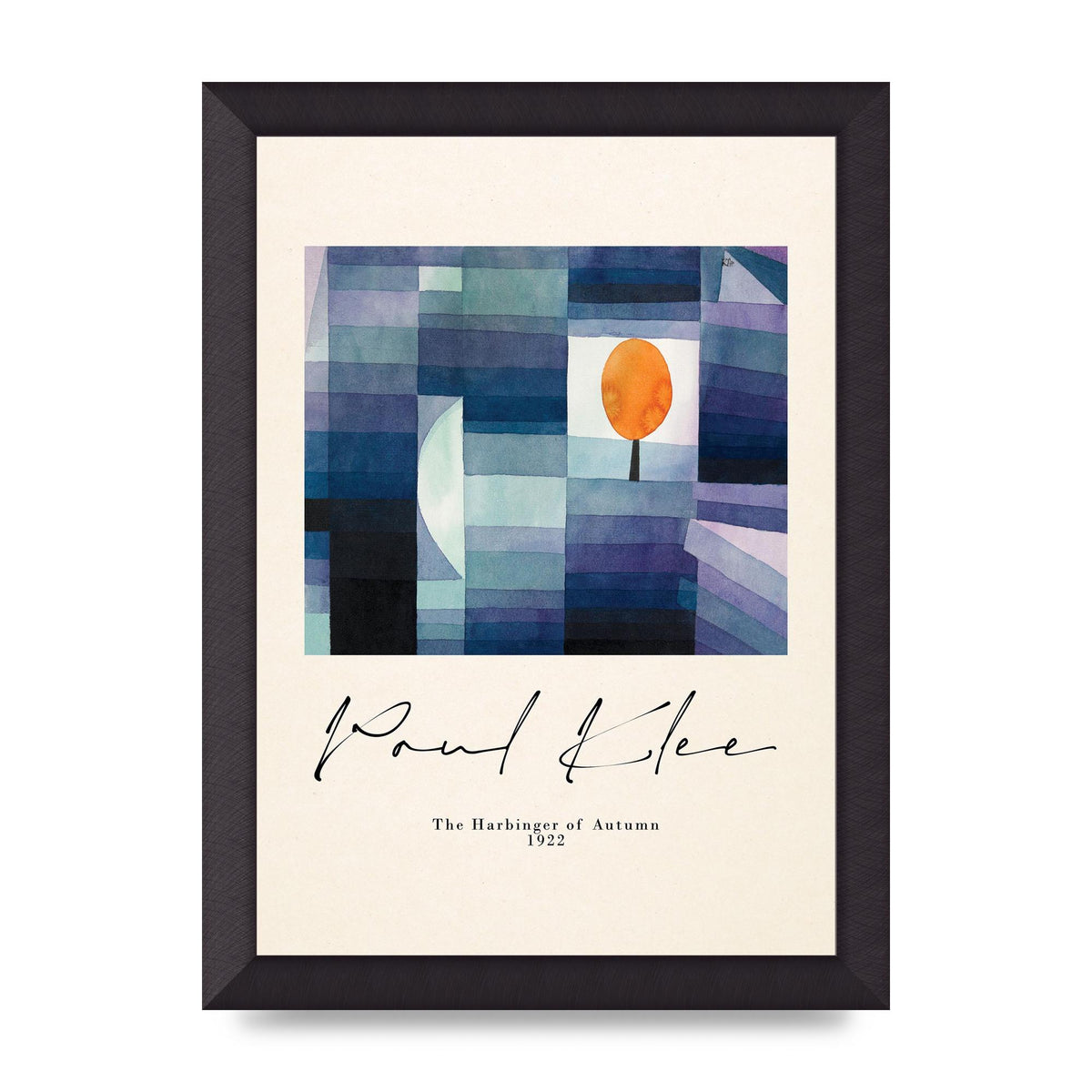 Paul Klee The Harbinger Of Autumn 1922 Art For The Home - A4 framed