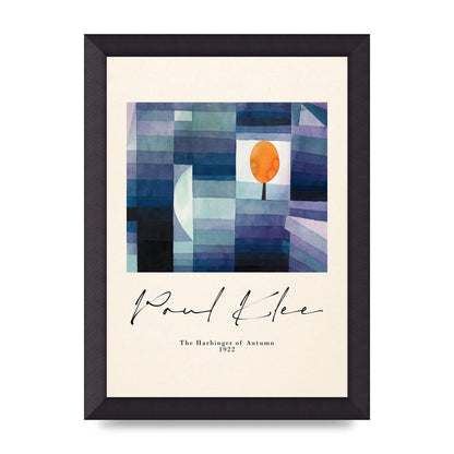 Paul Klee The Harbinger Of Autumn 1922 Art For The Home - A4 framed