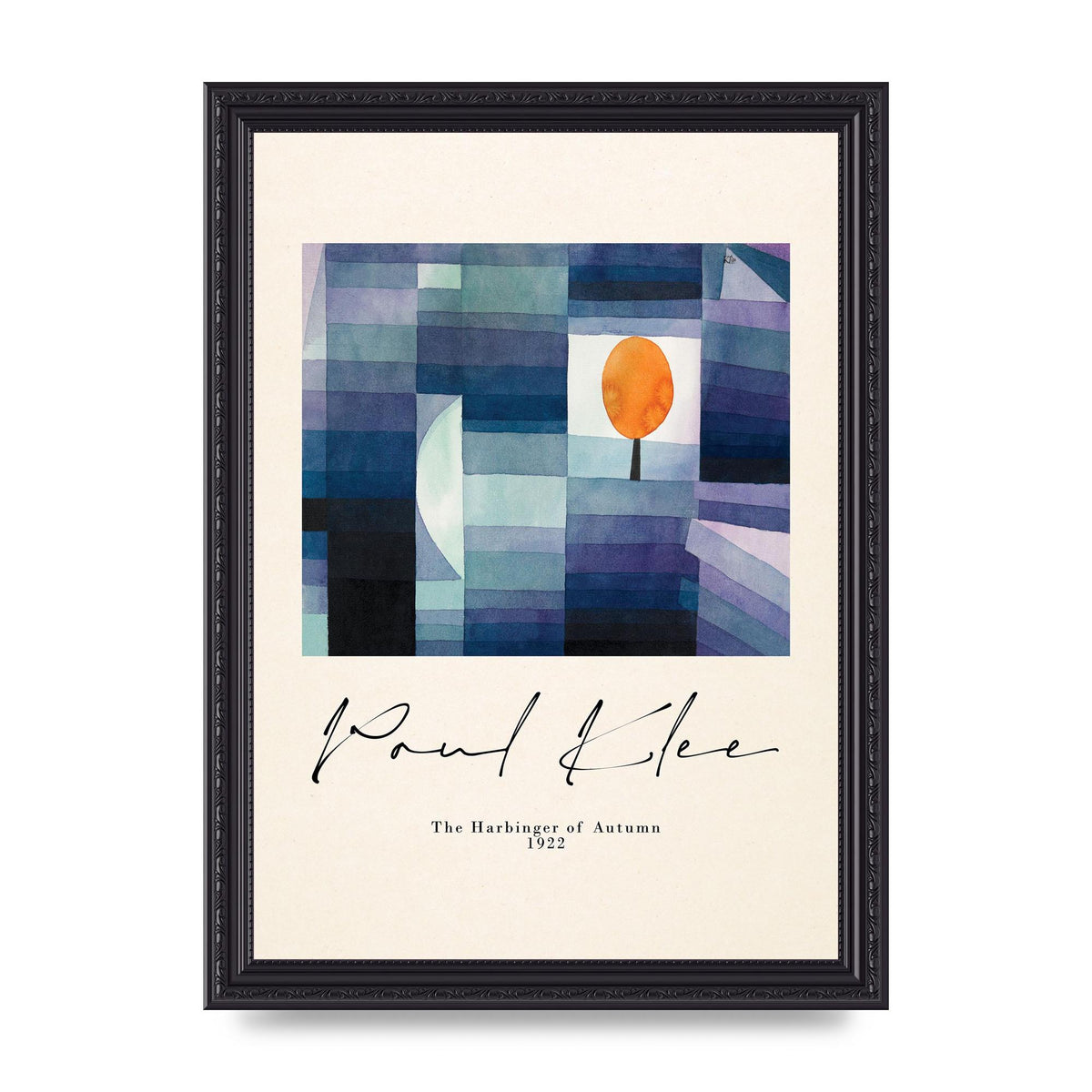 Paul Klee The Harbinger Of Autumn 1922 Art For The Home - A4 framed