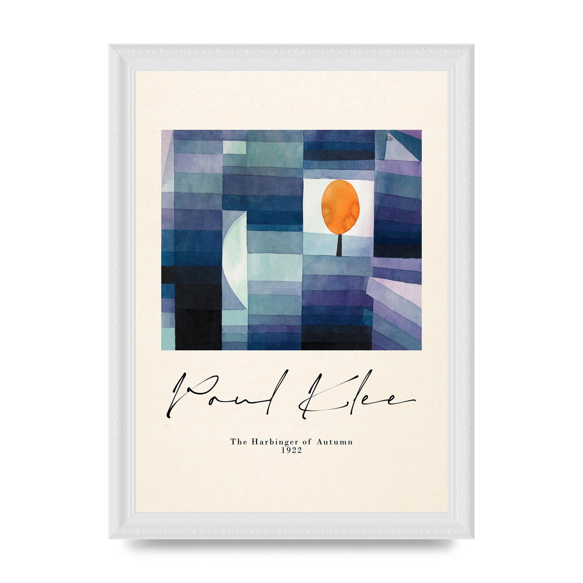 Paul Klee The Harbinger Of Autumn 1922 Art For The Home - A4 framed