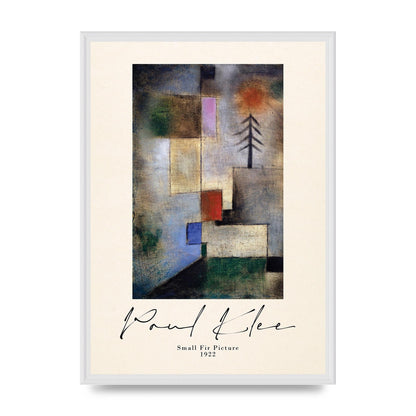 Paul Klee Small Fir Picture 1922 Wall Art - A2 framed