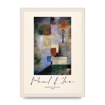 Paul Klee Small Fir Picture 1922 Wall Art - A3 framed