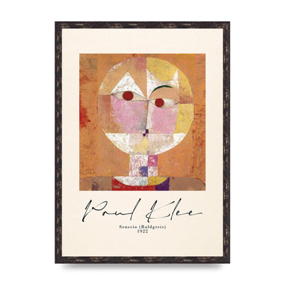 Paul Klee Senecio Baldgreis 1922 Art For The Home - A2 framed