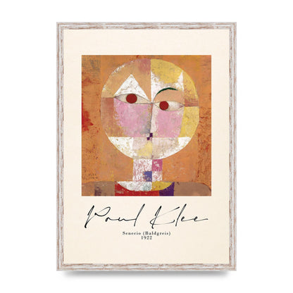 Paul Klee Senecio Baldgreis 1922 Art For The Home - A2 framed