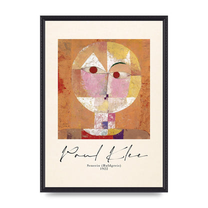 Paul Klee Senecio Baldgreis 1922 Art For The Home - A2 framed