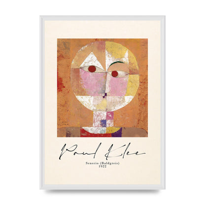Paul Klee Senecio Baldgreis 1922 Art For The Home - A2 framed