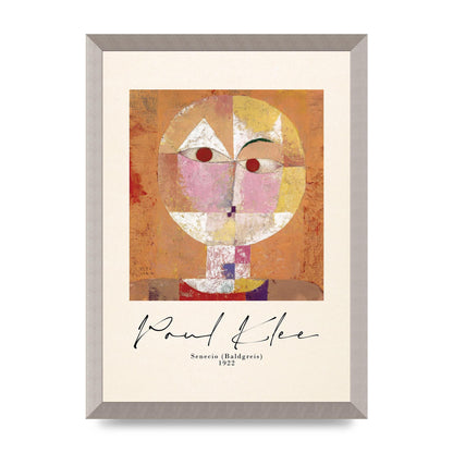 Paul Klee Senecio Baldgreis 1922 Art For The Home - A3 framed