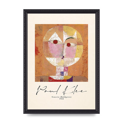 Paul Klee Senecio Baldgreis 1922 Art For The Home - A3 framed